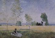 Claude Monet Meadow at Bezons France oil painting artist